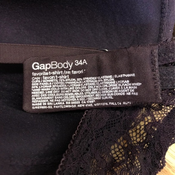 Gap Purple T-Shirt Bra 34A - Picture 4 of 5